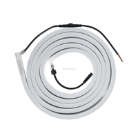 Bande lumineuse LED flexible en silicone pour piscine, 12V DC, 10W, remplie de résine souple, couleurs changeantes RGBW, étanche IP68, garantie 2 ans