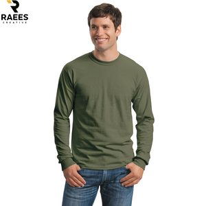 Camiseta de Manga Larga Casual de Verano para Hombre, Personalizada con Estampado, Lisa, Extra Grande, de Algodón - Product Image 3