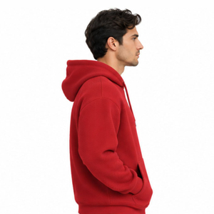 Sweat à capuche personnalisé pour homme en maille gaufrée, pull doux texturé, streetwear décontracté à manches longues, fabricant de vêtements en gros - Product Image 2