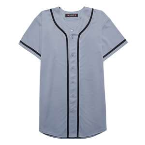 Maillot de baseball personnalisé en gros, respirant, en polyester, uniforme sportif pour l'entraînement et les matchs - Product Image 4