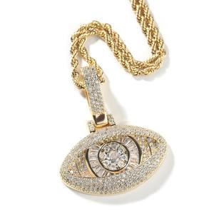 Collier pendentif yeux de diamant de fournisseur indien pour elle ou pour un anniversaire et une surprise romantique disponible à bon prix - Product Image 1