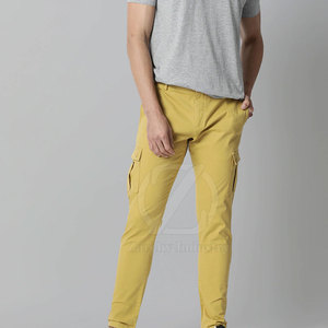 Men's Straight Casual Lightweight High Waist Cargo <b>Pants</b> 100% Cotton Eco-Friendly Breathable Quick Dry OEM Service Hot Sale - Product Image 5