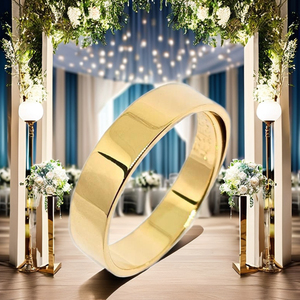 แหวนทองคำแท้ 24K ดีไซน์คลาสสิก ขายส่ง ปรับขนาดได้ สวมใส่สบาย สำหรับผู้ชายและผู้หญิง - Product Image 6