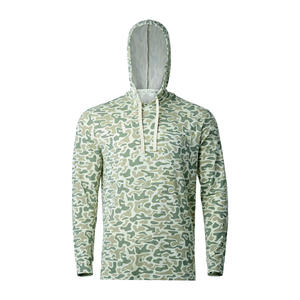 Camisas de pesca con capucha de poliéster y spandex, manga larga, protección solar UPF 50, hechas a medida - Product Image 4