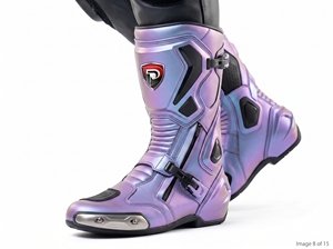 Zapatillas Deportivas de Caña Alta Color Morado, de Piel Sintética Transpirable, para Todas las Temporadas, para Entrenamiento Físico - Product Image 4