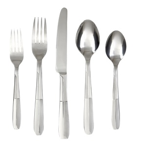 Ensemble de couverts en métal lavables au lave-vaisselle, faciles à nettoyer, durables, parfaits pour les cuisines, les maisons et les restaurants très occupés - Product Image 1