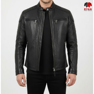 Veste en cuir respirante pour homme, design personnalisé Ryan Pro Gear, impression de logo sur mesure - Product Image 2