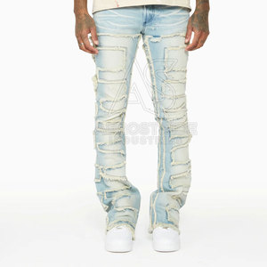 Pantalones Casuales a la Moda con Tela Ligera de Lona y 100% Algodón, Corte Ajustado para un Atuendo Moderno Diario - Product Image 4