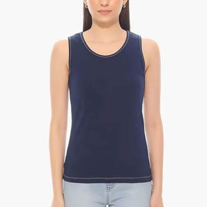 Mejor fabricante, precio económico, alta calidad, camiseta sin mangas para mujer, personalización de etiquetas, camisetas sin mangas para mujer en oferta. - Product Image 1