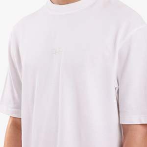 Custom High Quality Screen Printed Oversized 100% Cotton Drop Shoulder <b>Blanks</b> Heavy printed <b>White</b> <b>t</b> <b>Shirt</b> OEM ODM manufacturer - Product Image 3