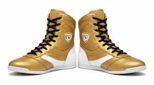 Chaussures de boxe d'entraînement haut de gamme Dumela International en cuir, durables, respirantes, confortables, écologiques, pour toutes les saisons - Product Image 1