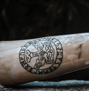 Haute qualité Ox Horn Tankard fini à la main naturel Viking récipient à boire avec technique polie-Artisanat naturel en gros - Product Image 3