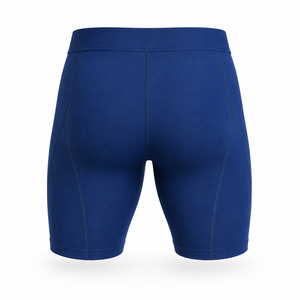 Shorts de compression sportifs pour hommes de haute qualité, taille élastique, logo personnalisé, en spandex, pour la course et l'entraînement - Product Image 1