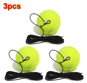 Lanzador de Pelotas de Plástico Azul con Mini Pelota de Tenis Amarilla y Cuerda para Jugar con Mascotas, Juguete Portátil - Product Image 5