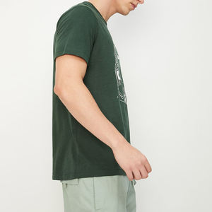 T-shirt pour homme de qualité supérieure avec logo personnalisé, qualité première classe, 100% coton, uni, manches courtes, t-shirts d'été - Product Image 3