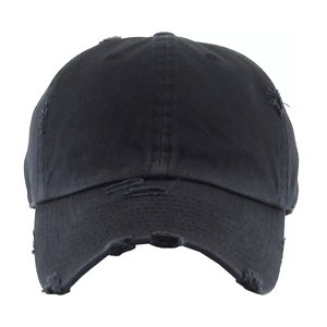 Distressed Washed Unisex Soft High Quality Solid Design Casual Outdoor Vintage Fashion Twill Baseball Caps Adjustable Cotton - Product Image 6