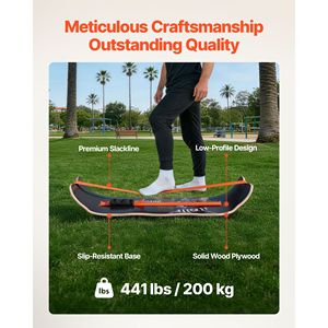 Tavola Curva in Legno Premium per Equilibrio, Leggera e Compatta, per Adulti, Yoga, Pilates, Attrezzatura per Allenamento - Product Image 4