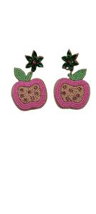 Moda trabajo hecho a mano bordado rojo con cuentas EE. UU. colgante gota pendiente Agregar nueva ternura alta calidad único elegante lindo para niña - Product Image 6