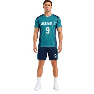 Uniforme de Voleibol con Camuflaje Digital Naranja y Gris, Sublimado, de Poliéster Premium, Duradero y Transpirable - Product Image 4