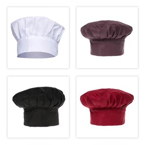 <b>Kitchen</b> Chef Uniform Hat and Black Twill <b>Apron</b> Set for Restaurant & Bar Use Unisex - Product Image 5