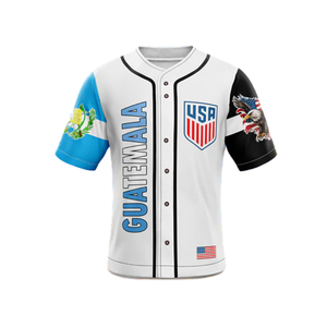 Camiseta de Béisbol Personalizada, Transpirable, de Manga Corta, Unisex, con Rayas, Uniforme con Ribete Blanco y Negro, Cierre de Botones, Corte Regular, para Adultos - Product Image 6