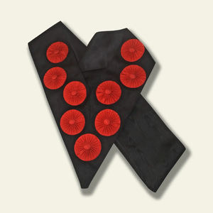 ปลอกคอพิธีกรรมเมสันแบบมีจี้ประดับ ผลิตในปากีสถาน สำหรับเลขานุการแห่งลอดจ์ และเลขานุการการเงินแห่งลอดจ์ - Product Image 2