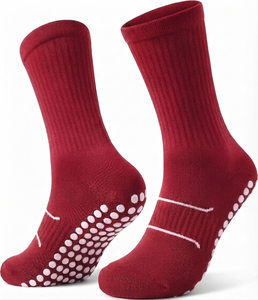 Service OEM, prix bas, vente en gros, chaussettes antidérapantes de haute qualité, logo personnalisé, broderie, chaussettes antidérapantes avec grip, chaussettes de qualité supérieure - Product Image 3