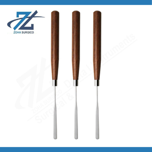 Palo mezclador de pegamento para uñas de primera calidad, mango de madera rojo, punta de acero rizado, herramienta de calidad profesional, fabricado en Pakistán. - Product Image 3