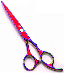 Ciseaux de coiffure professionnels en acier inoxydable, lame tranchante, pour droitiers, manche long, pour la coupe de cheveux, fournitures de salon de coiffure - Product Image 4