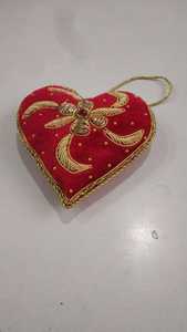Handcrafted <b>Christmas</b> Cross Hanging Ornament Decorative Embroidered Velvet Cross for <b>Tree</b> Home <b>Wall</b> Decor - Product Image 4
