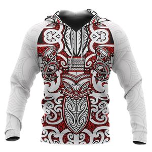 Sweat à capuche hawaïen personnalisé OEM/ODM avec motif maori, sweat à capuche polynésien, impression intégrale personnalisée, design tribal, vêtements de sport sublimés - Product Image 3