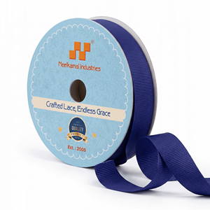 Manufacturer 12mm Blue Grosgrain <b>Ribbon</b> Roll for Lanyards Keychains School Crafts Gift Packaging Sewing Decorative Accessories - Product Image 4