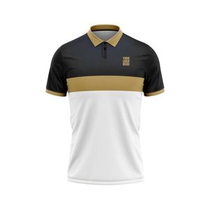 เสื้อคริกเก็ตคุณภาพสูงแบบแขนครึ่งตัว ดีไซน์แบบซับลิเมชั่น ผลิตจากโพลีเอสเตอร์ 100% สามารถสั่งทำชื่อทีมและหมายเลขได้ - Product Image 3