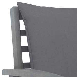 Juego de 2 sillas de jardín gris oscuro - Product Image 5