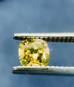 Diamante Amarillo Natural de Lujo de 0.46 Quilates, Diamante Amarillo Genuino Suelto para Anillo de Compromiso, Colgante, Joyería Fina - Product Image 2