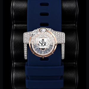 Reloj de Diamantes Moissanite VVS Personalizado, Movimiento Mecánico, Reloj de Lujo con Cristales de Zafiro para Hombre - Product Image 2