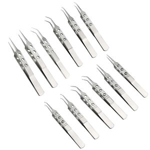 Ensemble de 11 pinces d'extraction pour greffe de cheveux, manuelles, en acier inoxydable allemand, certifiées CE, instruments chirurgicaux médicaux durables - Product Image 5