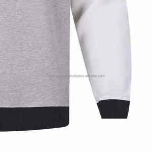 เสื้อกันหนาวมีฮู้ดสำหรับผู้ชายแบบสวมหัวคอกลมทรงหลวมโอเวอร์ไซส์โลโก้ออกแบบได้ตามต้องการ - Product Image 4