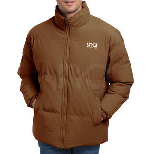 Comfortable Men Bubble Winter <b>Jacket</b> With Soft Insulation And Modern <b>Quilted</b> <b>Pattern</b> Bubble <b>Jacket</b> - Product Image 4