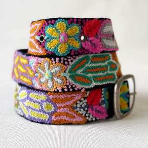 Handcrafted High End Quality Embroidery <b>Needlework</b> Belt Low Cost Ethnic Fashion Durable Colorful Waist Belt for Women Saree - Product Image 2