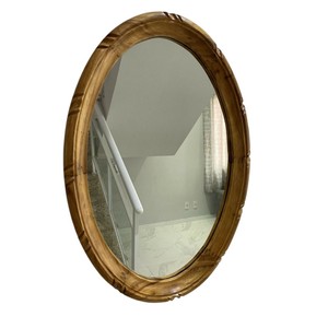 Espejo Decorativo Rectangular de Madera Maciza con Acabado Natural para Decoración del Hogar y Hoteles a un Precio Razonable - Product Image 5