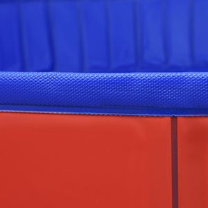 Piscina Roja de PVC para Perros, Diámetro 118.1 pulgadas x Altura 15.7 pulgadas, para Juegos Acuáticos Caninos - Product Image 6