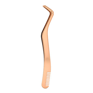 Pince à volume à angle profond et pointe fine pour cils, outil de manucure, forceps, coupe-cils - Product Image 4