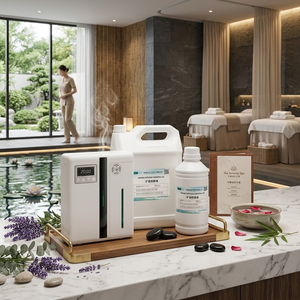 Diffuseur d'aromathérapie de luxe, <span class=keywords><strong>huile</strong></span> <span class=keywords><strong>essentielle</strong></span> pour la maison, le bureau, le spa, humidificateur à ultrasons à brume froide, diffuseur d'arômes avec lumière LED - Product Image 5