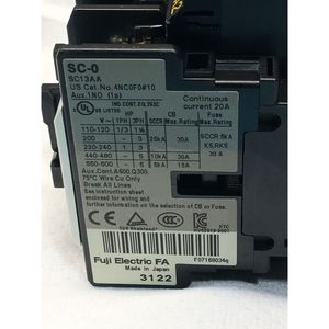 4 contactores Fuji Electric SC-0, 4NC0F0B10, 128905 - Equipo y piezas de semiconductores de confianza de la marca global Legacy - Product Image 6