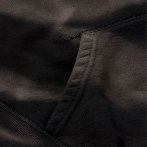 Sudadera con Capucha Unisex Premium de Gran Tamaño, Negra, Lisa, de Algodón y Felpa, Personalizable para Hombre - Product Image 4