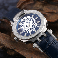 Montre mécanique ETA unisexe de luxe haut de gamme en or rose avec diamants Moissanite, disponible dans le monde entier – Vente en gros