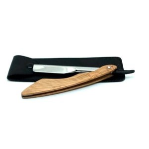 New <b>Man</b> VINTAGE WOOD HANDLE BARBERS SALON STRAIGHT CUT THROAT WET SHAVING RAZOR - Product Image 1