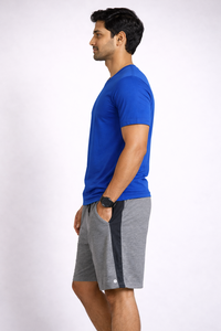 Camiseta formal de cuello redondo para hombre hecha de 95% algodón - 5% tela de spandex, suave y transpirable. - Product Image 3