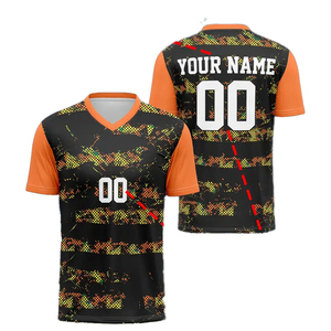 Ensemble de maillots de football unisexes grande taille à manches courtes, séchage rapide, respirant, écologique, sublimation, meilleur design - Product Image 5